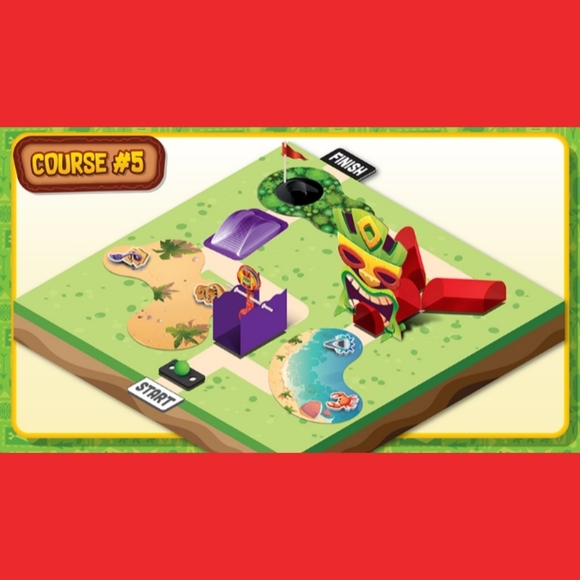 NEW ArtSkills Putt 'n' Play Tiki Safari Mini Golf Set Kit Create Your Own Course - Picture 5 of 6